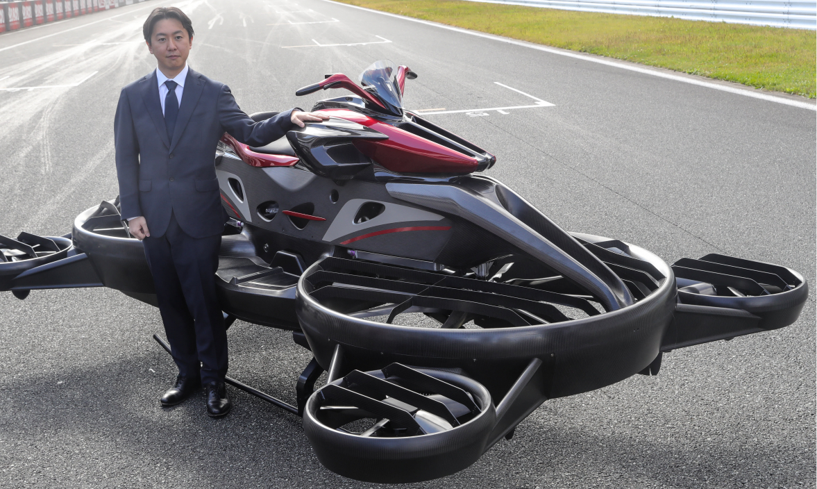 В Японии начат приём заказов на «летающий мотоцикл» Xturismo