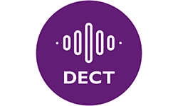 Технология DECT гарантирует отсутствие помех и 100 % конфиденциальность