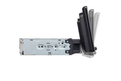 Вид сбоку медиа-ресивера XAV-AX8000 с регулировкой по наклону