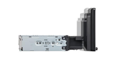 Вид сбоку медиа-ресивера XAV-AX8000 с регулировкой по глубине