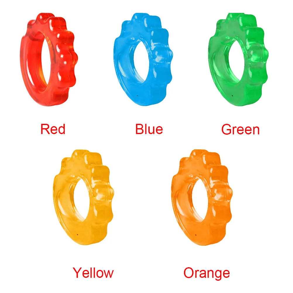 2PCS Relief Power Training Finger Exerciser Decompression PVC Fitness Massage Hand Forearm Grip Ball Strengths Gym Ring Muscle