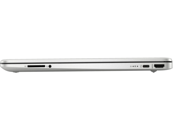 20C1 - HP 15 Laptop PC (15, Natural Silver, nonODD, nonFPR) Left Profile