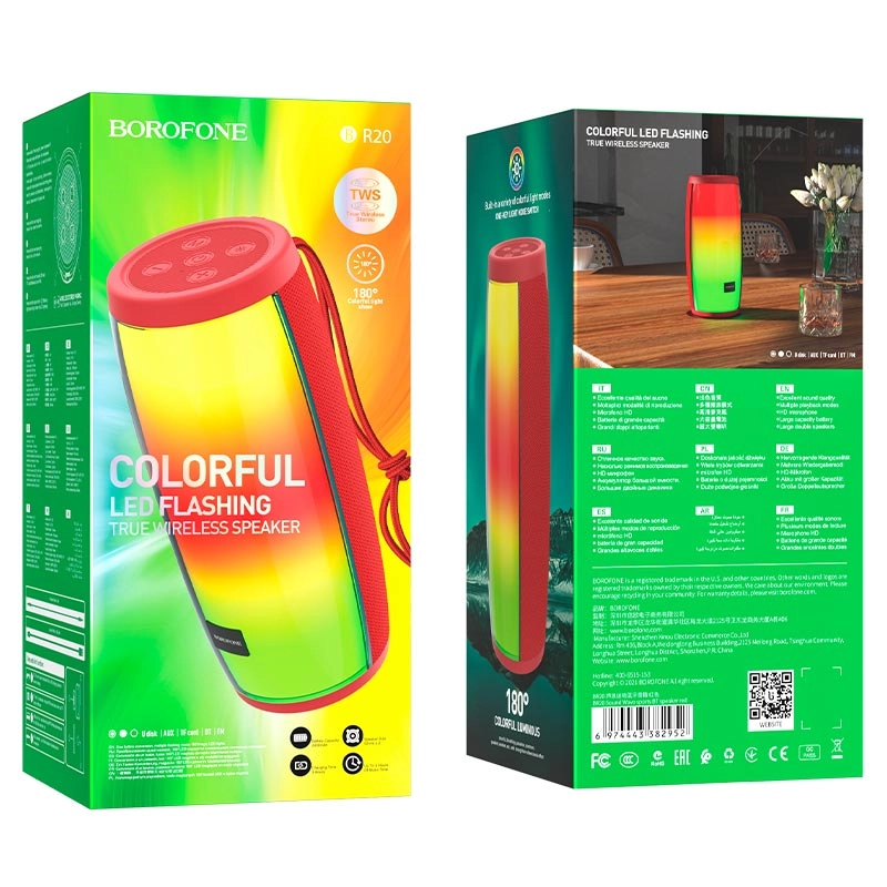 borofone br20 sound wave спортивный bt динамик упаковка красный borofone br20 sound wave спортивный bt динамик упаковка красный