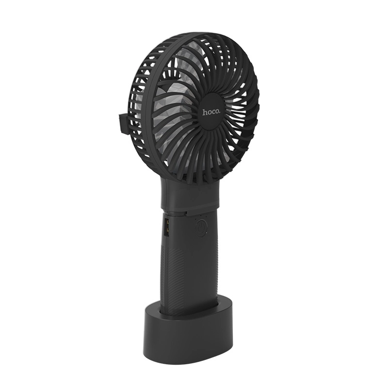 hoco f11 handheld charging fan with built in power bank logo