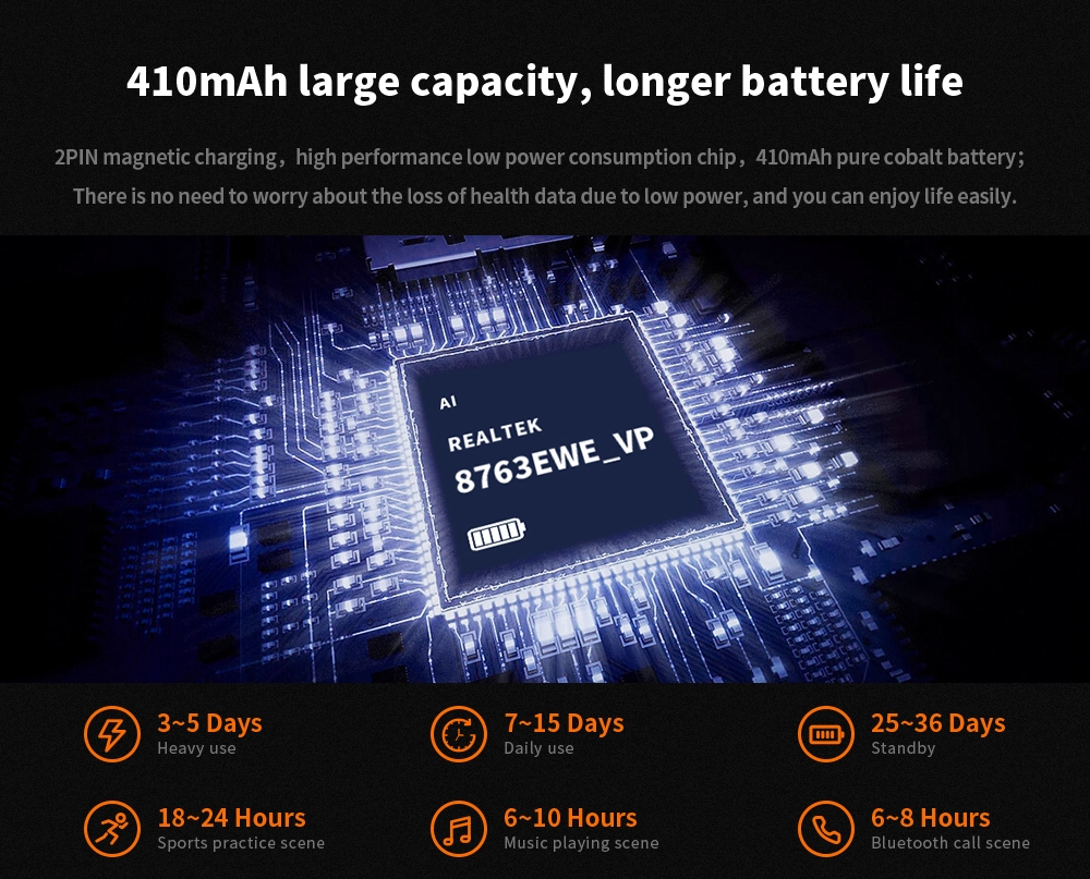 Защищенные смарт часы Oukitel BT10 1.43", AMOLED, IP68, 410 mAh фото
