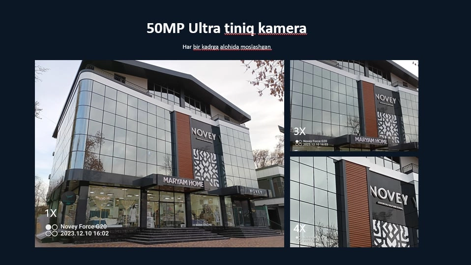 Smartfon Novey Force G20 8GB / 256GB, 8GB / 128GB, 6GB / 128GB, 5000 mAh, 4G fotosurat