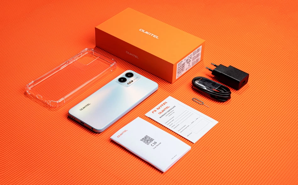 Смартфон OUKITEL C36 6.56'' HD+ / 4+4/128GB / Android 13 /  5150 мАч / 4G / Dual SIM фото