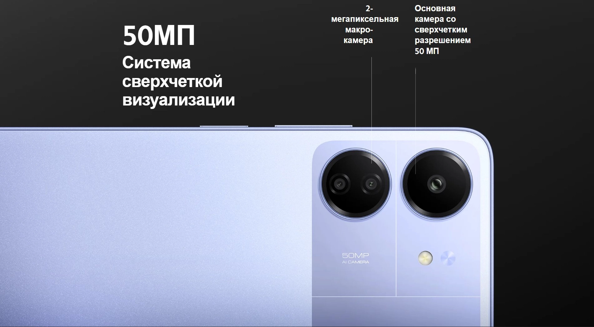 Смартфон Xiaomi Poco C65 6/128GB 50 mp, 90Hz, 5000 mAh 6.74", 3.5 мм jack фото