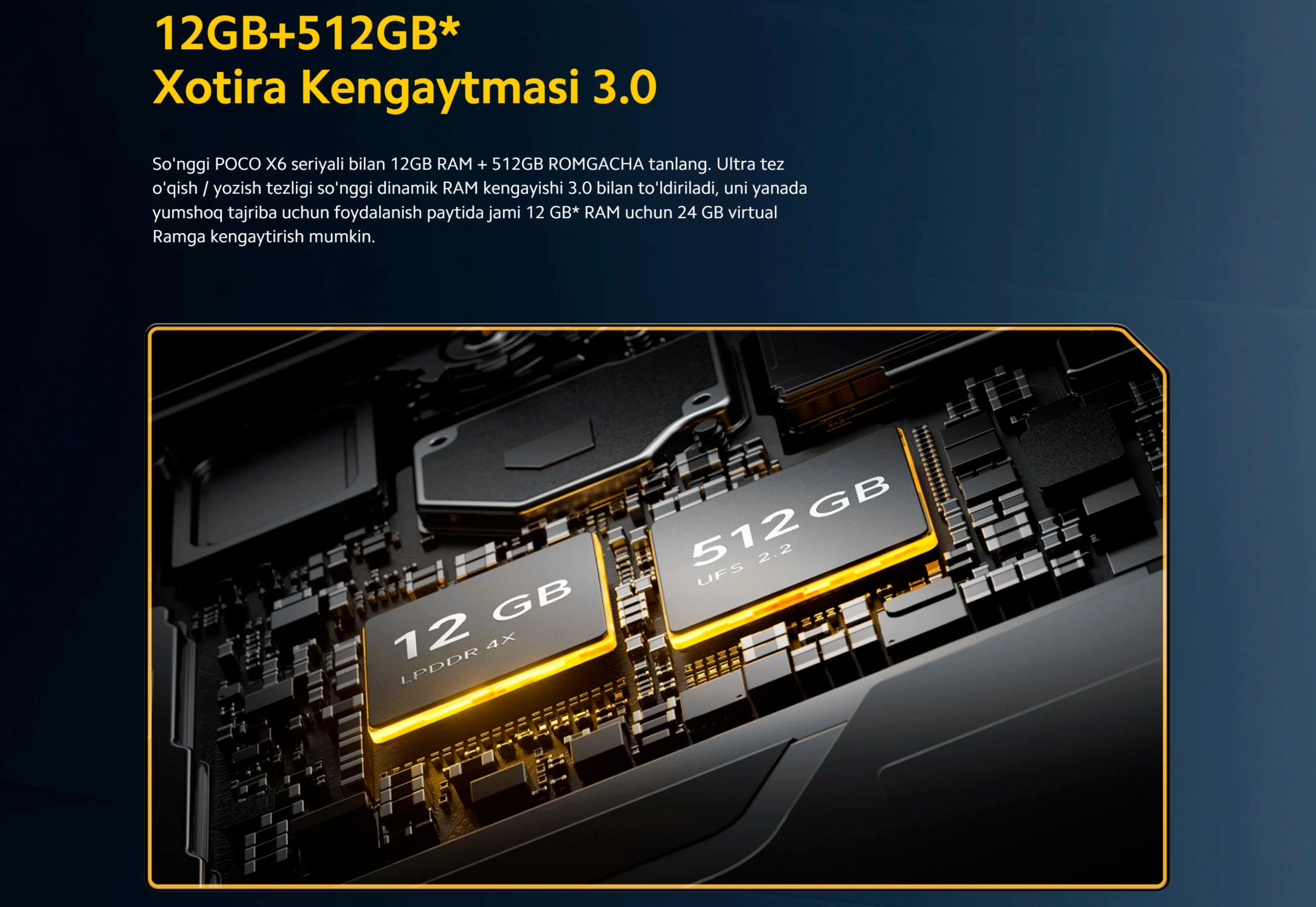 Smartfon Poco X6 5G, 8+256GB, 12+256GB, 12+512GB, 120HZ, AMOLED fotosurat