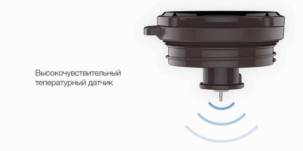 Термокружка Xiaomi Kiss Kiss Fish OLED (0,43 л) красный robot4home.ru