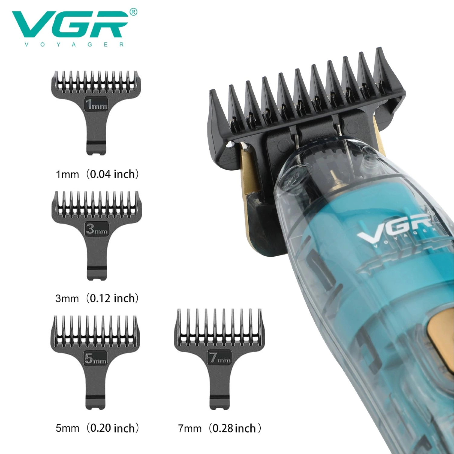 Профессиональный триммер VGR V-961, для волос и бороды фото