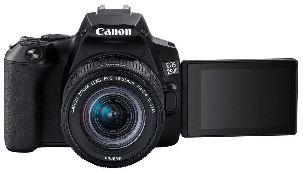 Фотоаппарат Canon EOS 250D Kit STM 18-55mm Wi-Fi Black narxi
