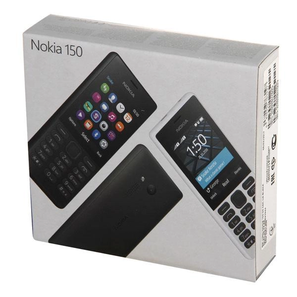 Телефон Nokia 150 Dual Sim (2016) Black онлайн