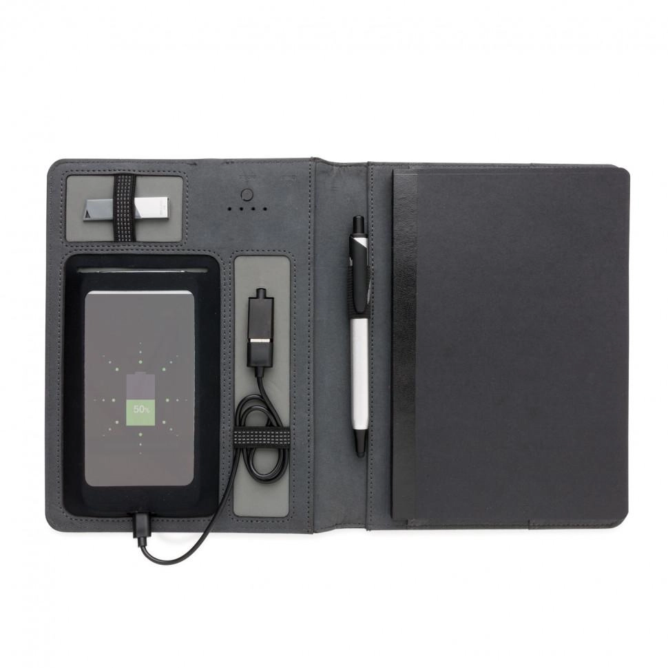 Блокнот со встроенным зарядным устройством 3000 Mah XD Collection P773.121 (Black) купить