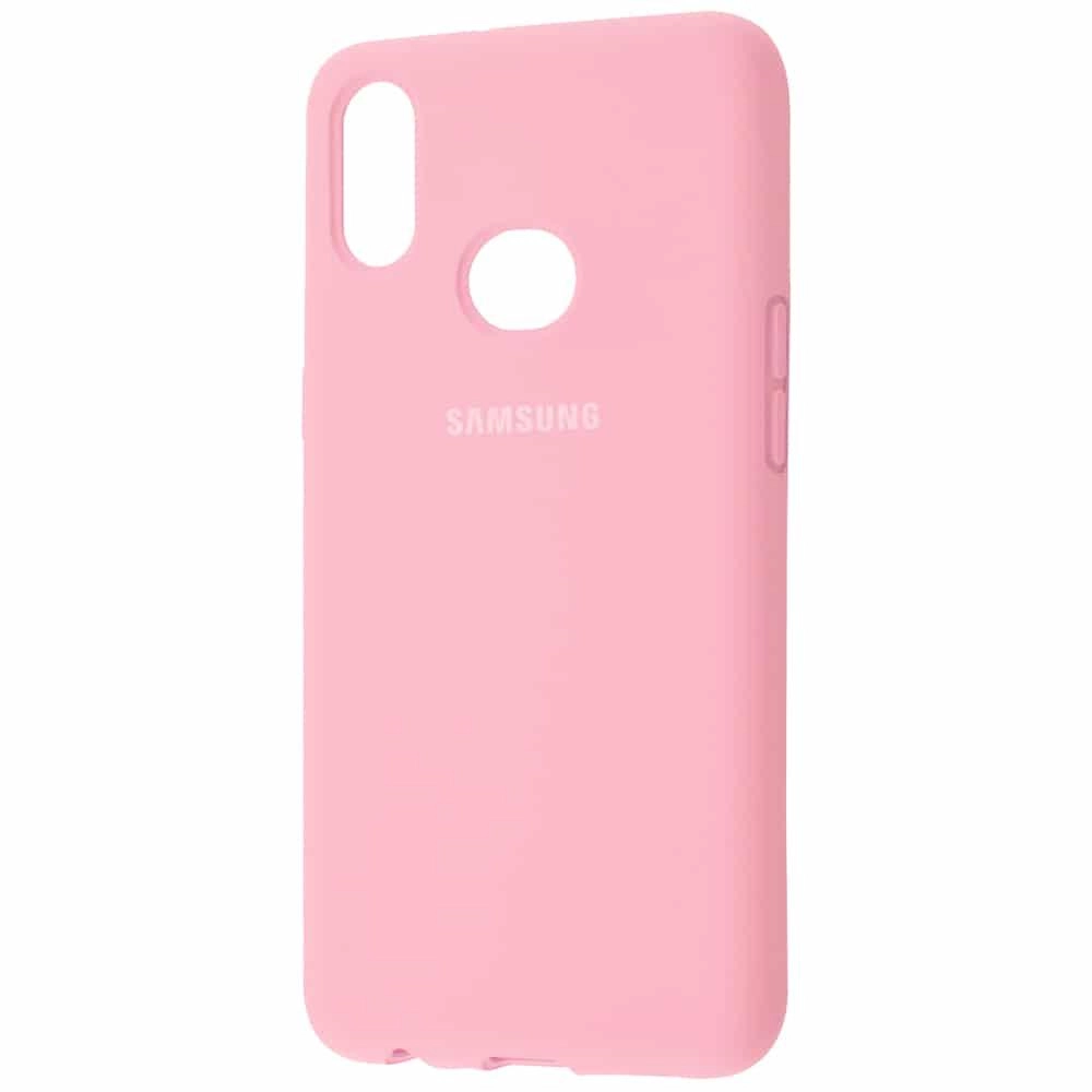 Чехол Silicone cover для Samsung Galaxy A10S, розовый купить