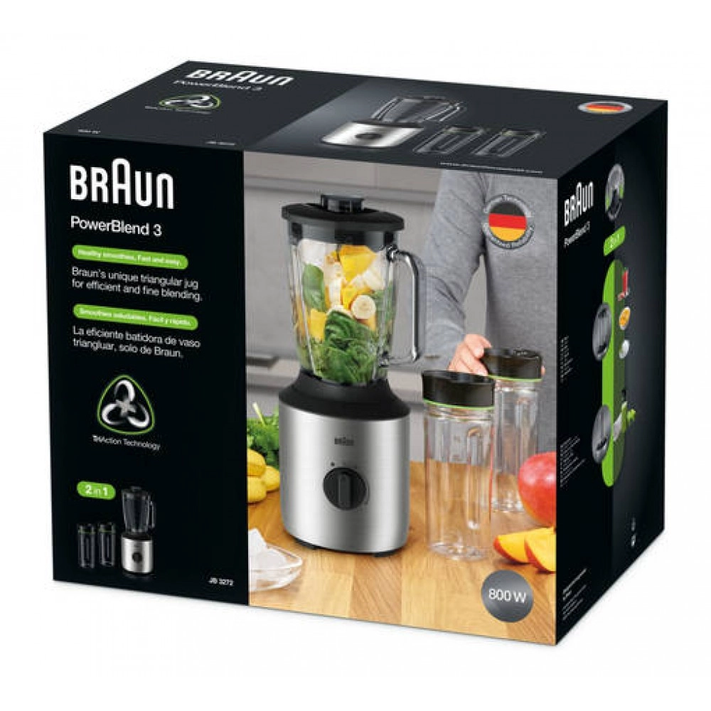 Batidora de vaso Braun PowerBlend 9 JB 9040 BK en