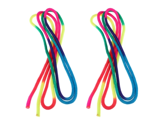 Прочный Радужный цвет художественная гимнастическая веревка PowerGym A624 недорого