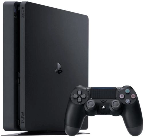 Игровая приставка Sony PlayStation 4 Slim 1 ТБ (1 джойстик, с предустановленными играми) купить