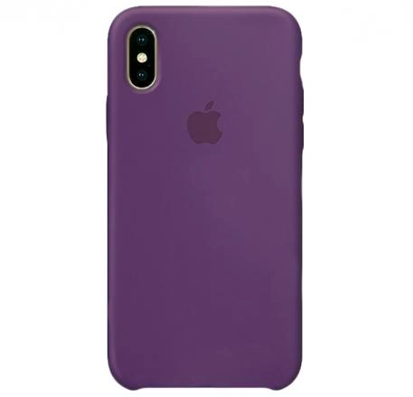 Чехол Silicone Case для iPhone XS Max, фиолетовый