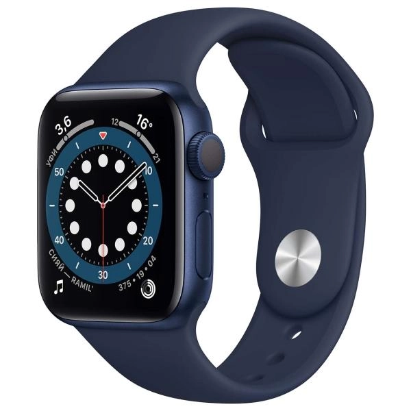 Смарт часы Apple Watch Series 6 GPS 40mm Blue, Black, Silver, Gold, Red купить