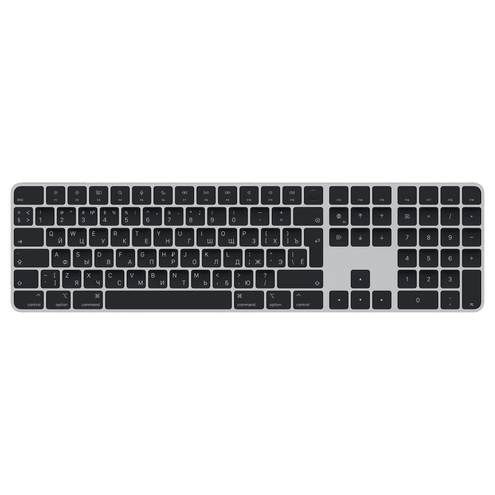 Клавиатура Apple Magic Keyboard Numeric и Touch ID (латинские буквы) Black  ▷ купить в ASAXIY: цены, характеристики, отзывы