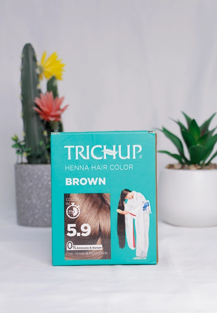 Краска-хна Trichup Henna Hair Color - Brown 6*10gr