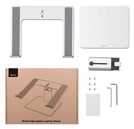 Подставка для ноутбука Baseus Metal Adjustable Laptop Stand (White) цена