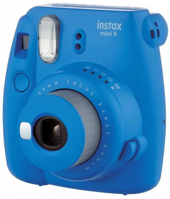 Фотокамера для моментальных снимков INSTAX mini 9 (Cob Blue)