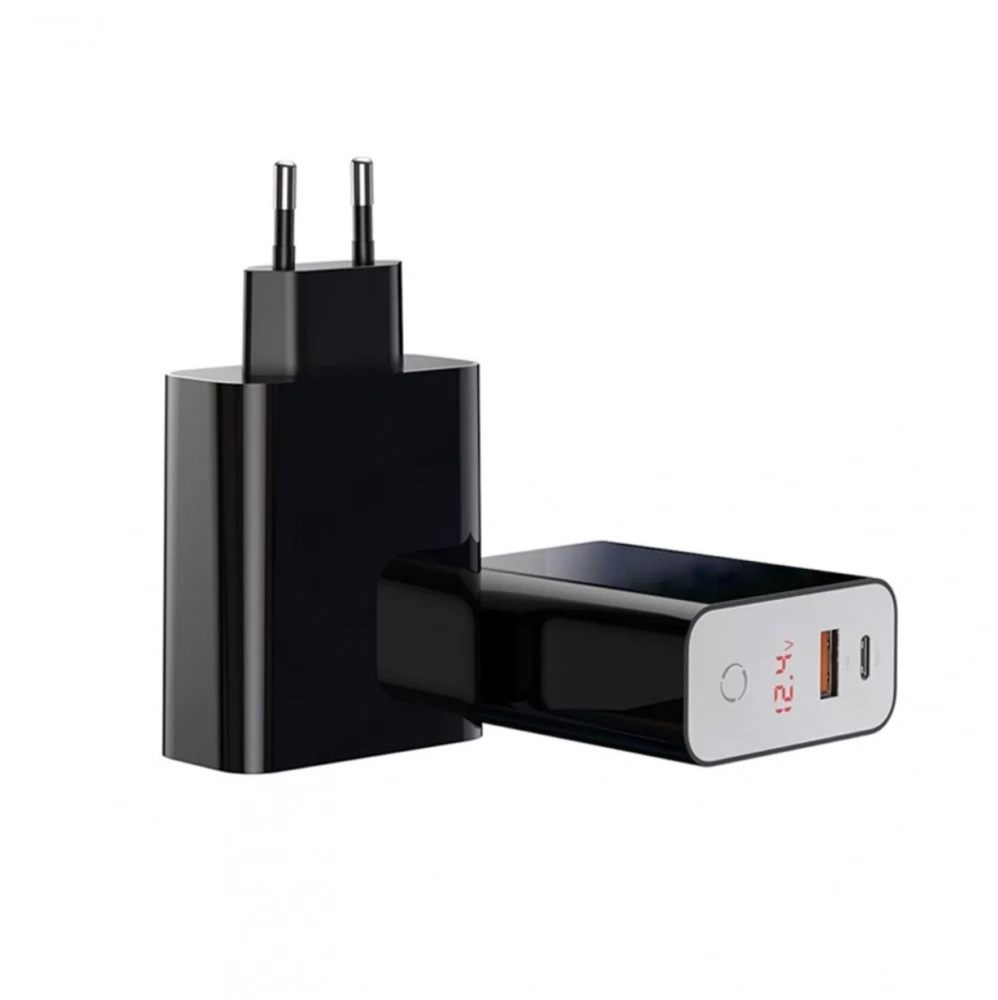 Сетевое зарядное устройство Baseus Speed PPS Intelligent Quick Charger PD3.0+QC3.0 45W (Type-C+USB) Черный (Smartphone + Macbook) недорого