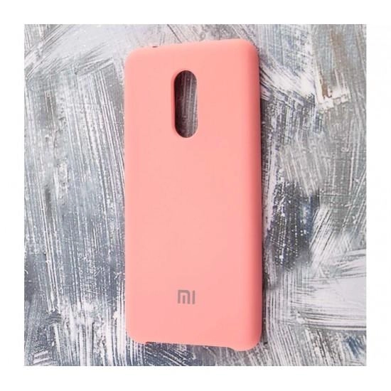 Чехол Silicone cover для Xiaomi Redmi 8, розовый купить