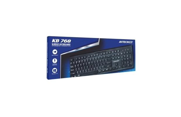 Клавиатура Avtech Pro KB768 USB недорого