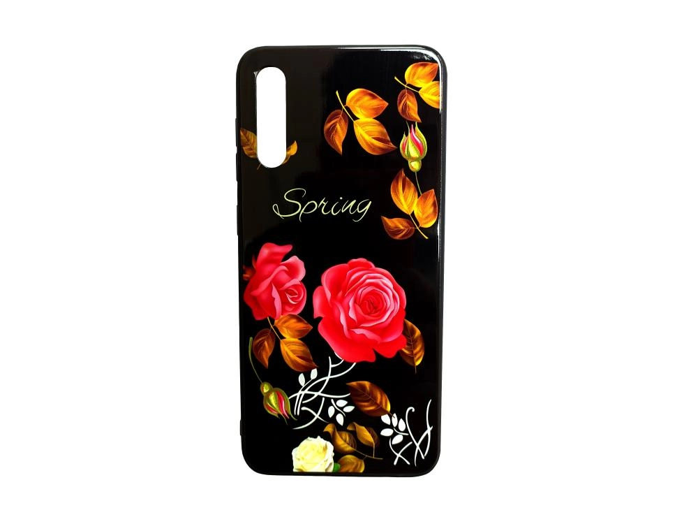 Чехол с розами для Samsung Galaxy A21 купить