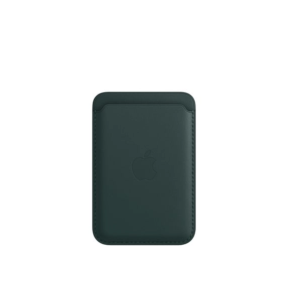 Кошелек iPhone Leather Wallet MagSafe серый купить