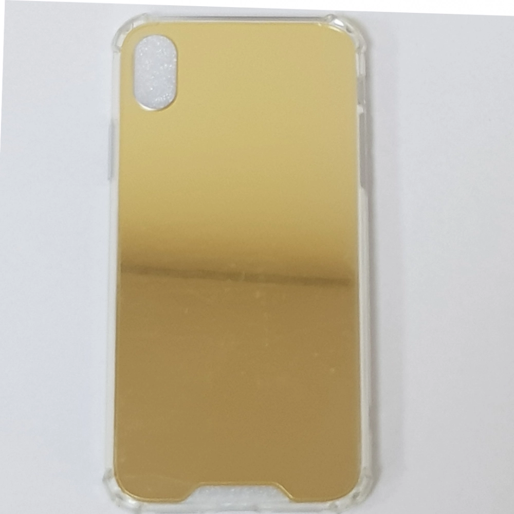 Золотистый зеркальный чехол для iPhone XR купить