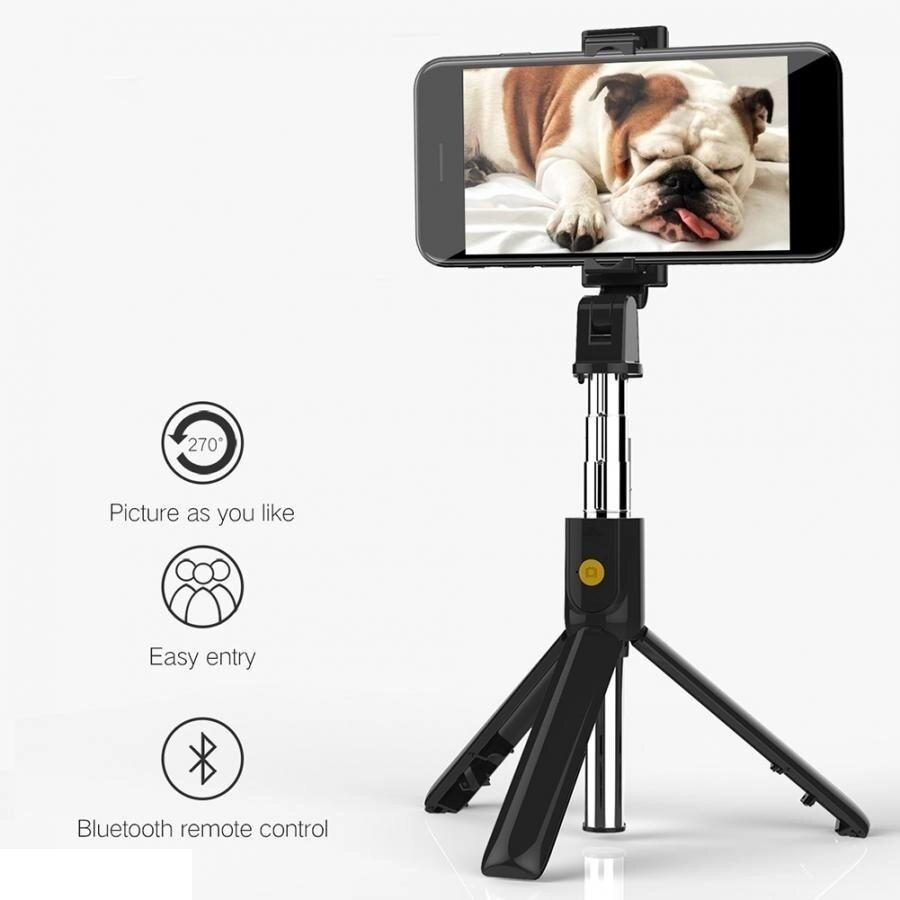 Беспроводной монопод Selfie Stick Integrated Tripod K10 с пультом онлайн