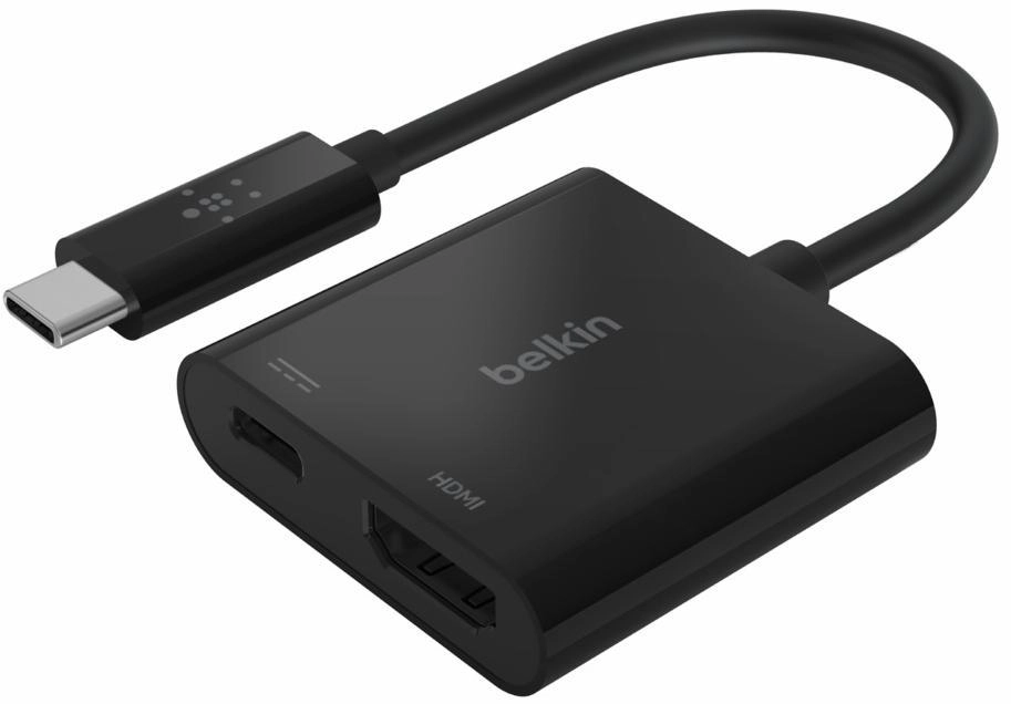 Адаптер Belkin USB-C Adapter (AVC002BTBK) HDMI + Charge (Black) купить