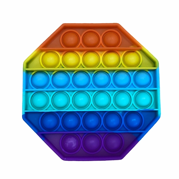 Игрушка-антистресс Pop it в форме восьмиугольника