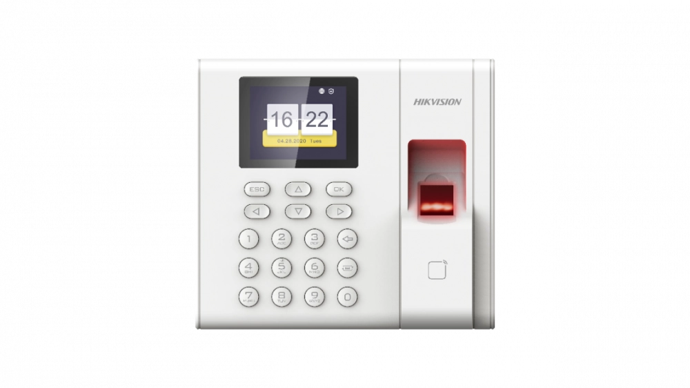 Сетевой контроллер доступа со считывателем отпечатков пальцев Hikvision DS-K1A8503EF купить