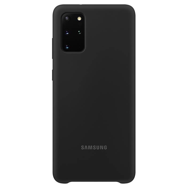 Чехол Silicone cover для Samsung Galaxy S20 Plus, черный купить