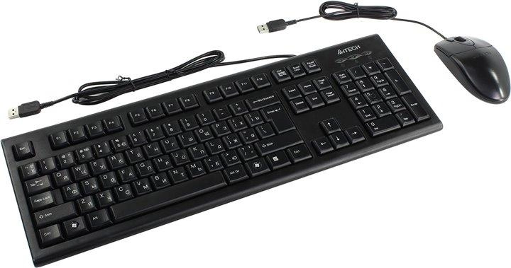Клавиатура и мышь A4Tech KR-8520D Black USB недорого
