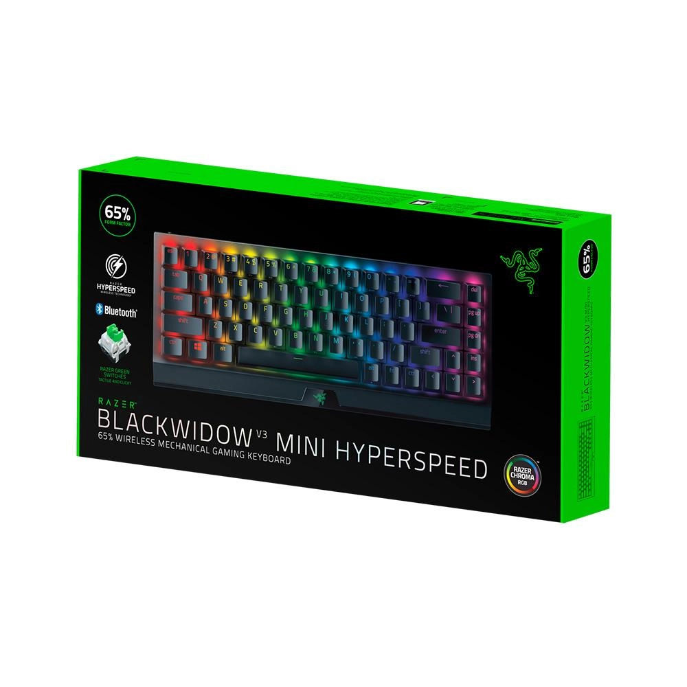 Игровая клавиатура Razer BlackWidow V3 mini HyperSpeed Wireless (Green Switch) рассрочка