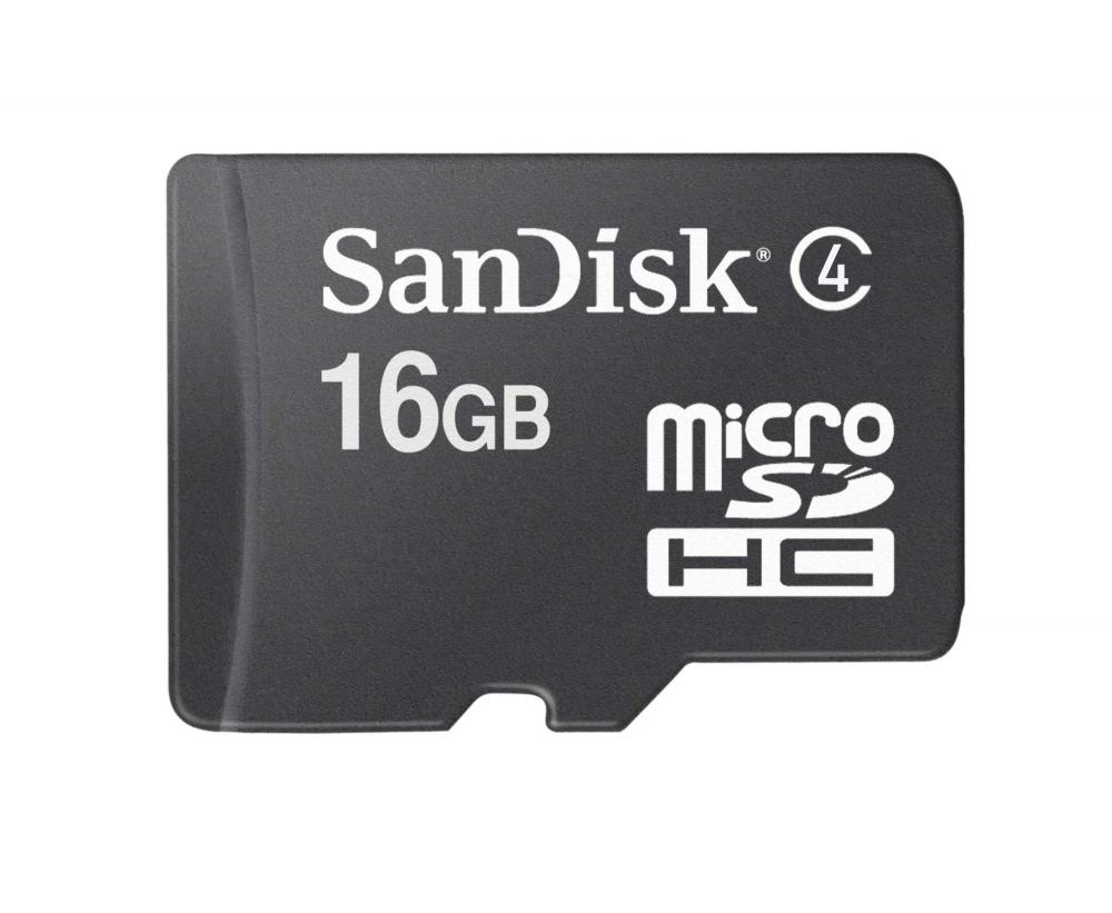 Карта памяти SanDisk microSDHC Card 16GB Class 4 купить
