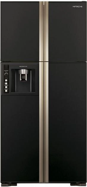 Многодверный холодильник HITACHI R-W910PUC4 GBK (Черное стекло) недорого