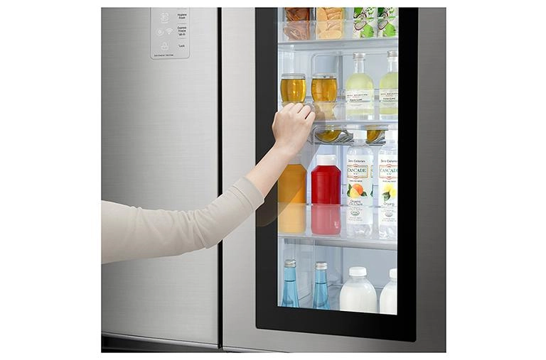 Холодильник LG GC-Q247CABV (Стальной) онлайн