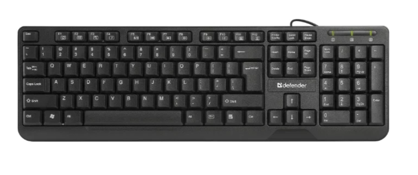 Клавиатура Defender OfficeMate HM-710 RU Black USB купить