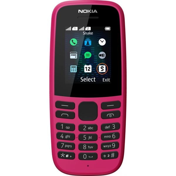 Телефон Nokia 105 Dual Sim Pink купить