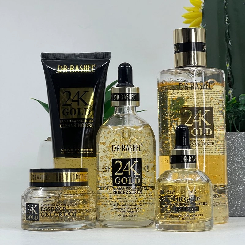 Серия по уходу за кожей 24k gold radiance & anti-aging skin care series 5шт/комп онлайн