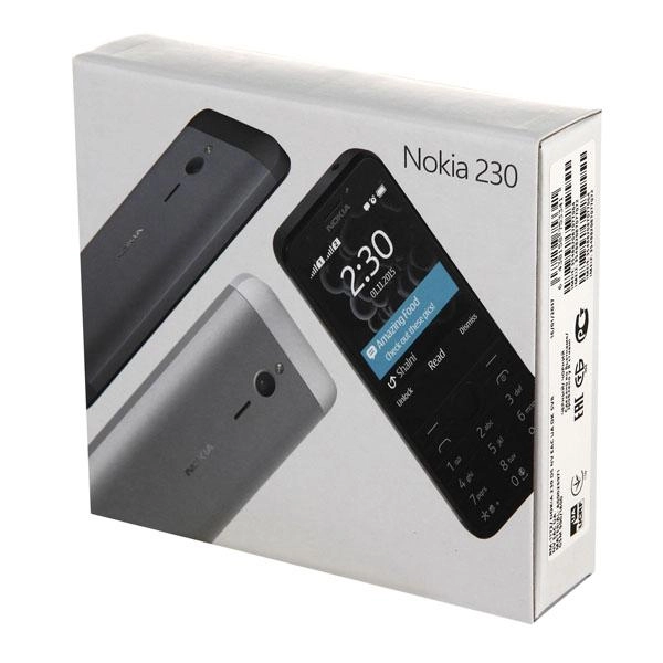 Nokia 230 Dual sim Dark-Silver telefoni