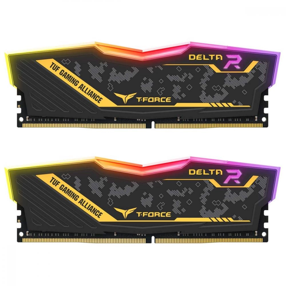 Оперативная память Team Group Delta TUF DDR4 16GB (2x8GB) 3200Mhz (Black) купить
