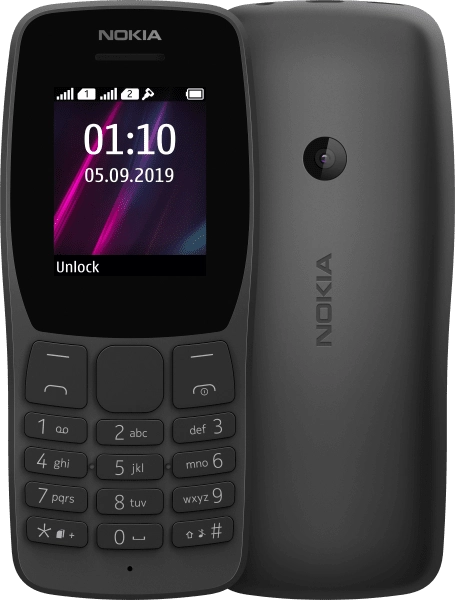 Телефон Nokia 110 Dual Sim Black купить